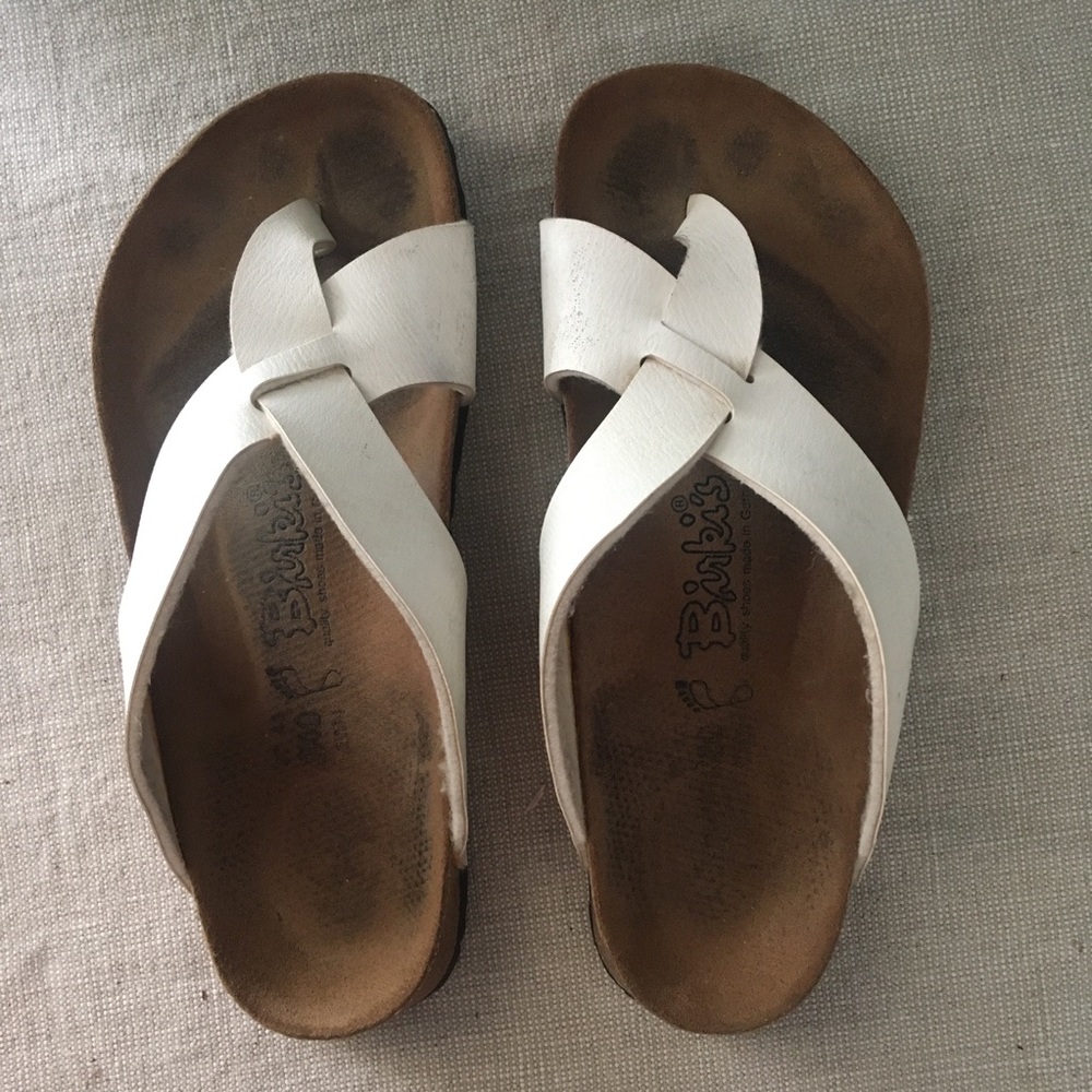 Birki’s Birkenstock white sandals 37